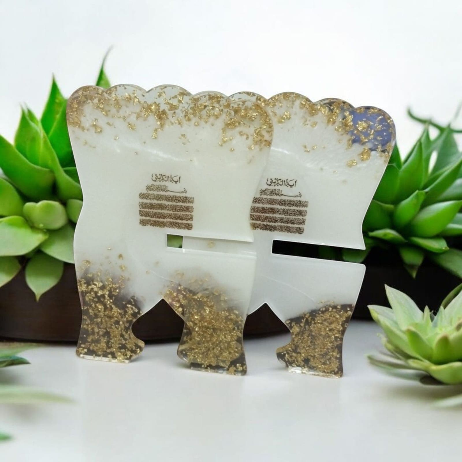 Qurān Pak Resin Art Rehal view 4